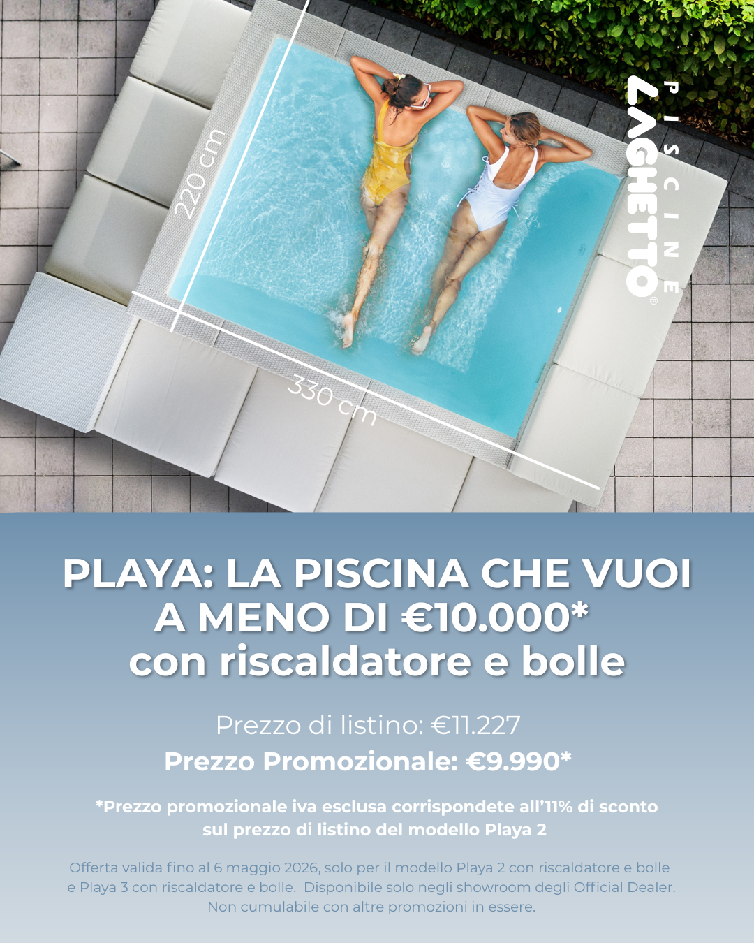 PROMOZIONI PISCINE LAGHETTO 2026